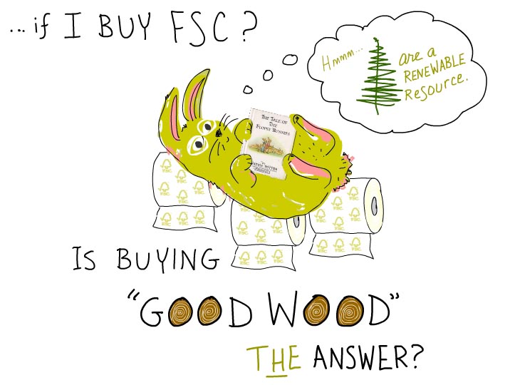 Is buying good wood the answer Is buying good wood the answer, illustration by Franke James