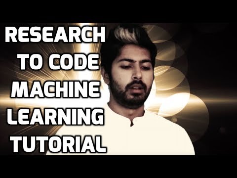 Research to Code – Machine Learning Tutorial – Frank's World of Data ...
