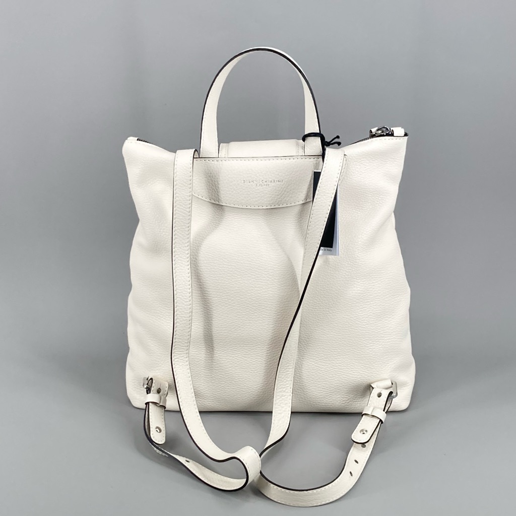 Zaino Donna Gianni CHIARINI 'Giada' - In Pelle, Misure 33x31x12 Cm, Con Spallacci Regolabili E Multiple Tasche