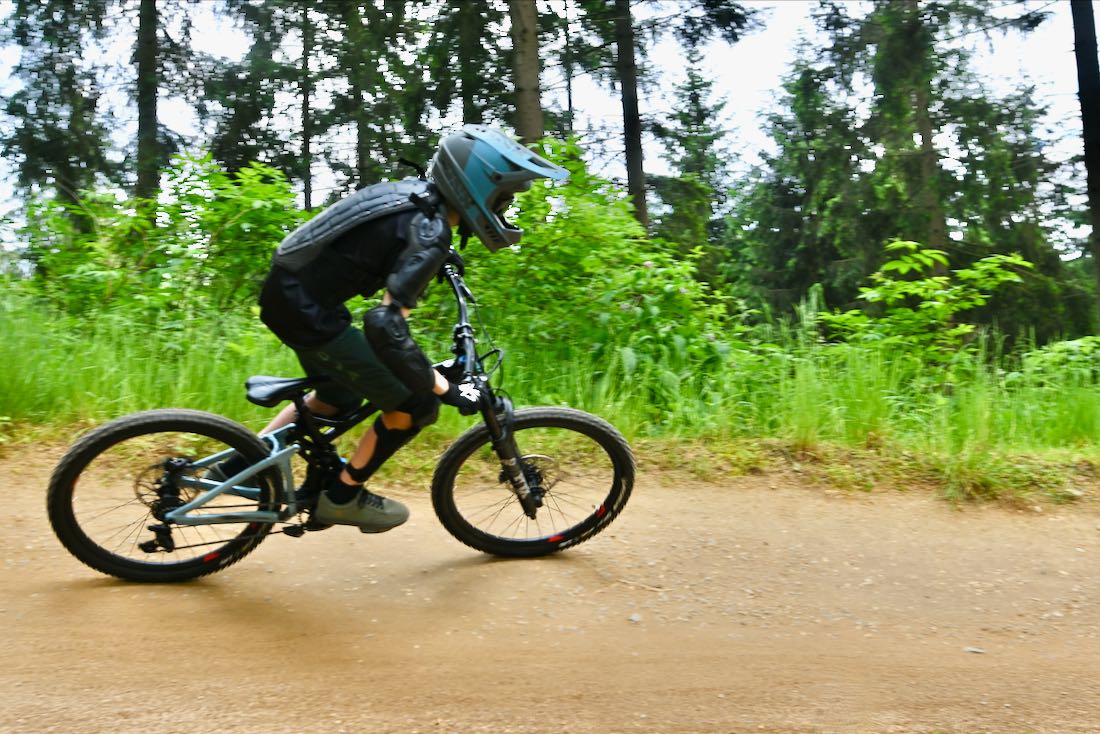 Flo auf dem Trail