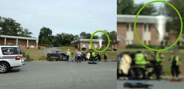 Car accident spirit caught on camera
