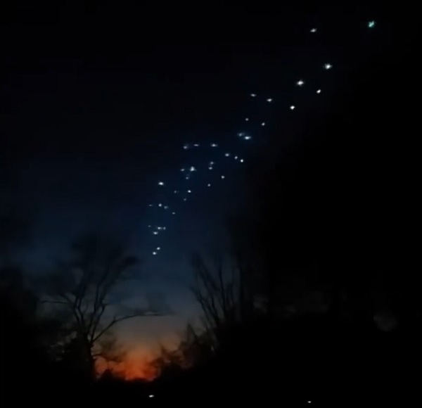 UFOs captured on camera flying over Maine