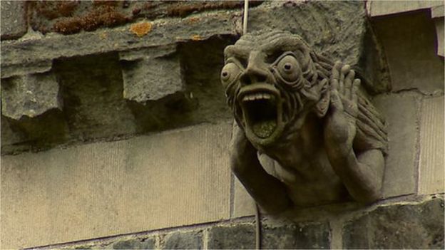 Strange encounters with gargoyles