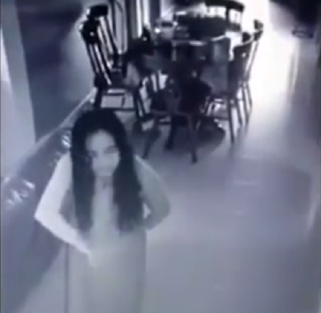 Demonic mad maid captured on camera