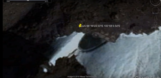 Google Earth User Discovered Mysterious Disc-Shaped Object In Antarctica