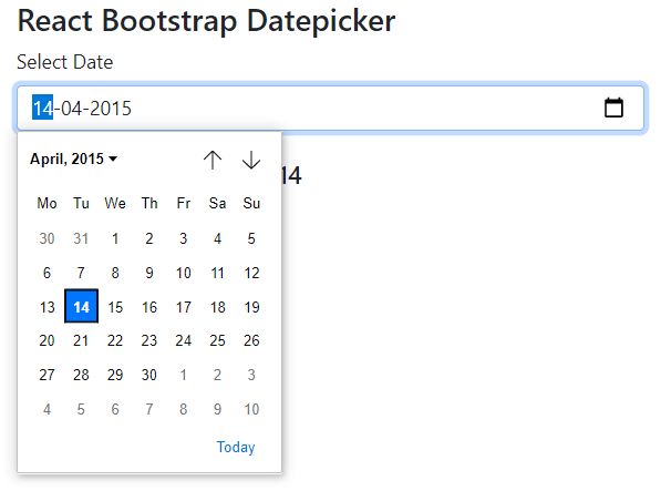 Html Using React Day Picker Datepickerinput Within A Bootstrap - Mountain Wallpapers - Classic Desktop Collection