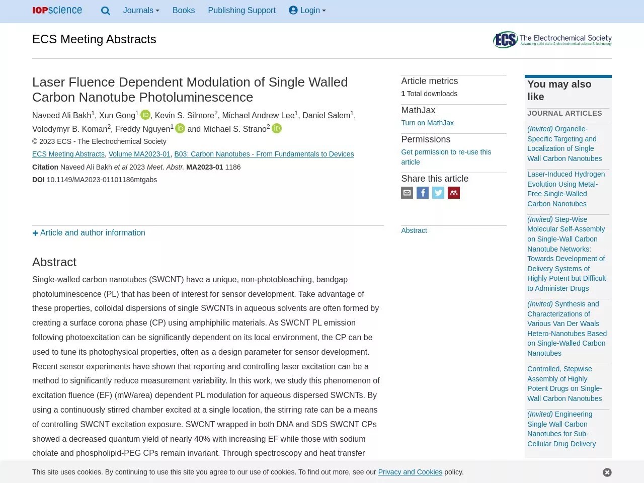 Laser Fluence Dependent Modulation of Single Walled Carbon Nanotube Photoluminescence