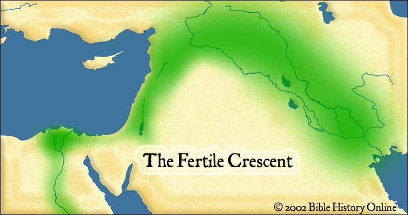 Map Of The Ancient Fertile Crescent Free Bible.