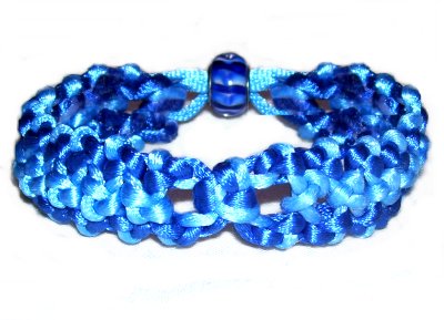 How to tie a barrel knot. Triangle Knot Bracelet