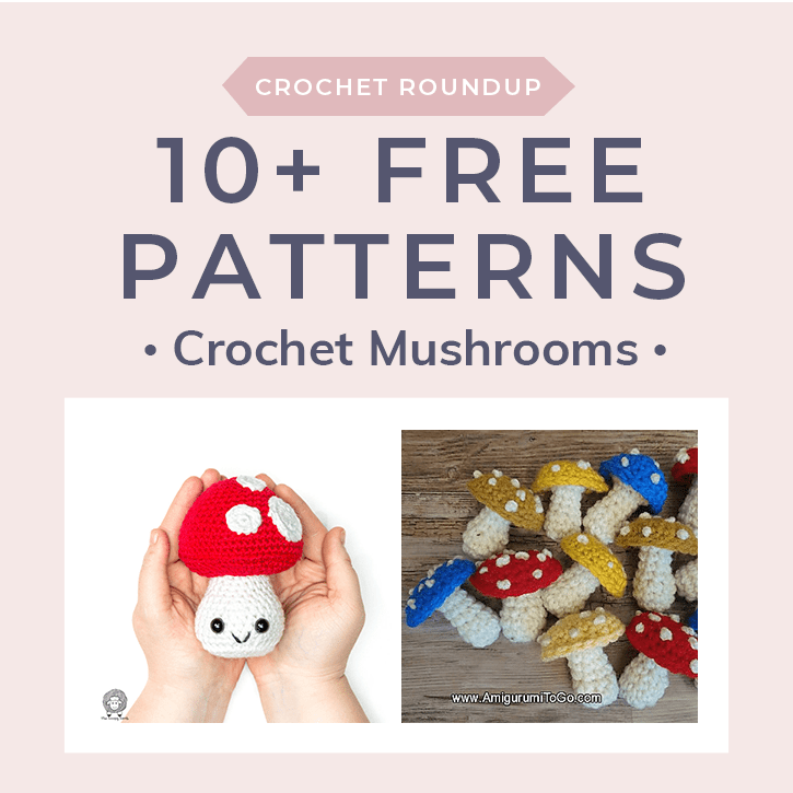 Craft supplies & tools mushroom crochet pattern mini-toy mini-softie