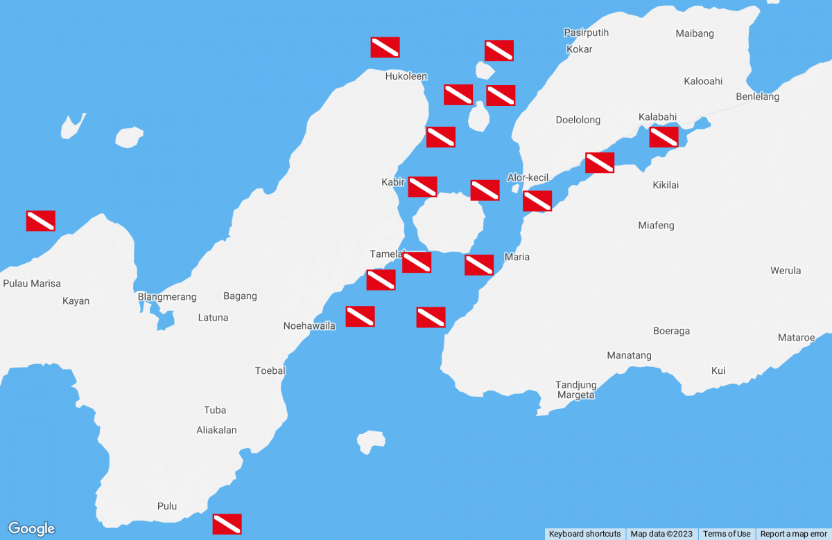 Alor Archipelago Map Location Area 2000PX.