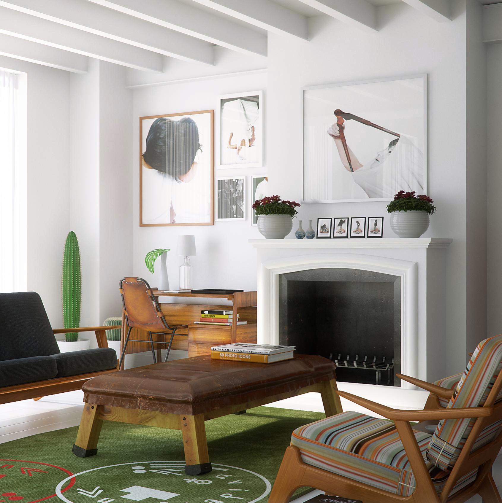 This is a good idea for the home office, if you want to use it as a guest room occasionally. 40 Loft Decor Ideas How To Furnish A Modern Loft Apartment Free Download Architectural Cad Drawings