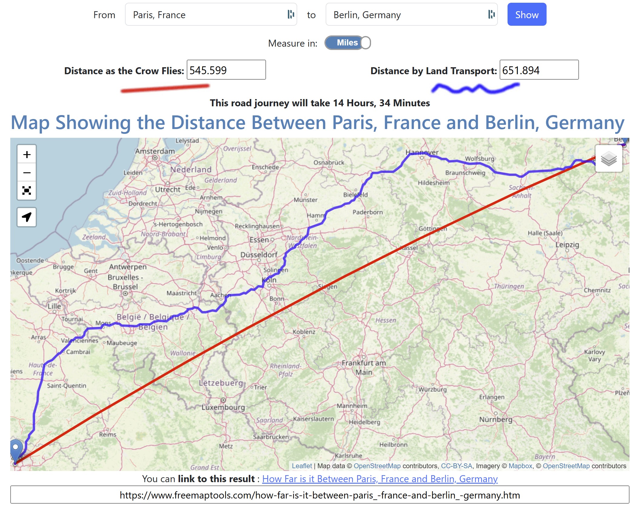 Map Driving Distance From A Point Infoupdate Org How Far Is It Between 
