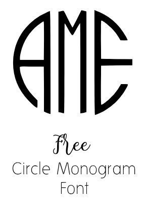 Free cricut monogram font types. Circle Monogram Font Free Create Online With Free Monogram Maker