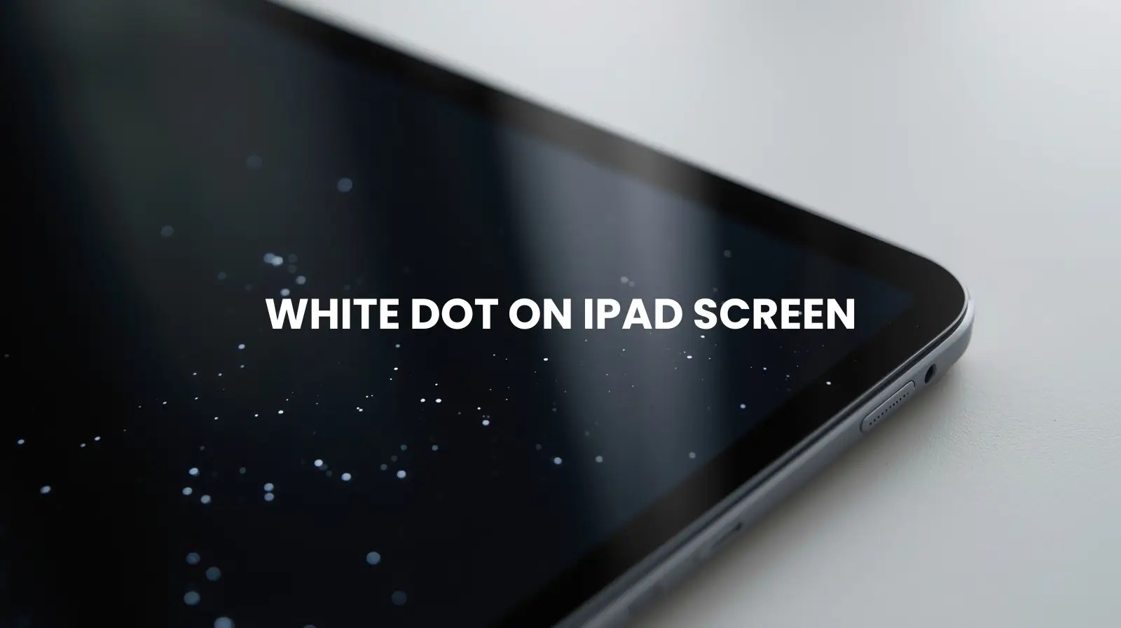 White Dots on iPad Screen
