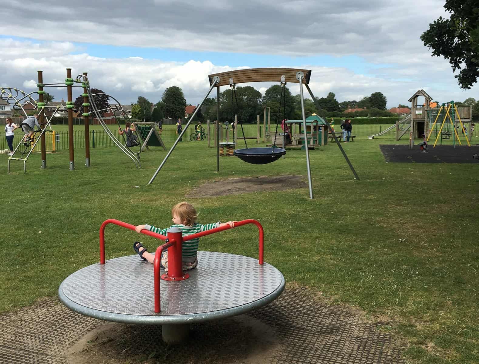 This lovely playground honours those who came together and embraced a community strength and spirit that will never be forgotten. Hethersett Memorial Ground Play Area, Hethersett, Norfolk - freeparks.co.uk