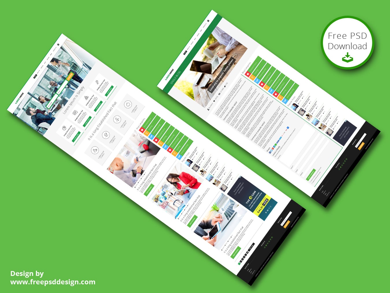 Free PSD Design Download | All Photoshop File | HTML CSS | www ...