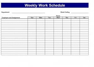 excel schedule maker word excel