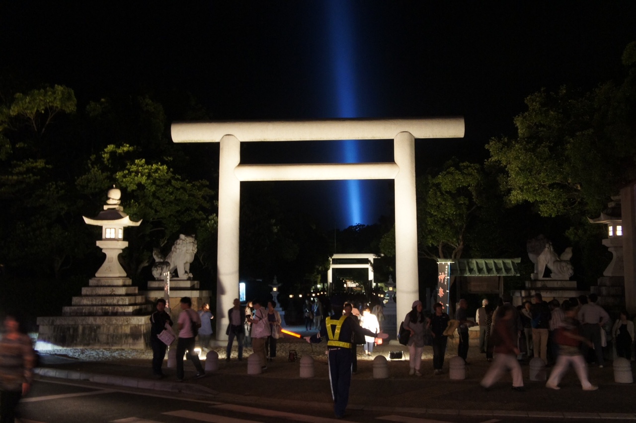 夜の伊弉諾神宮
