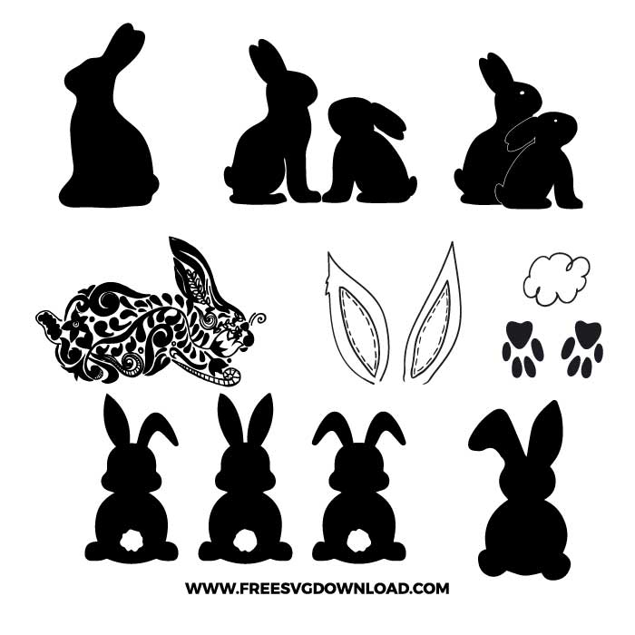 About bunny cute silhouette svg graphic. Rabbit Svg Png Free Cut Files Free Svg Download Animal Svg Cut Files