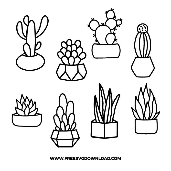 I've collected the best svgs i could find for all kinds of cricut . Succulent Bundle Svg Png Free Cut Files Free Svg Download