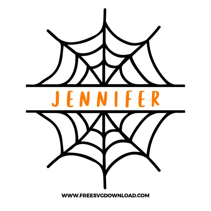 Monogram svg files for cricut wreath svg frame svg bundle 412293. Spider Web Split Monogram Svg Png Cut Files Free Svg Download