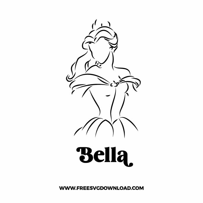 Download beauty and the beast silhouette svg and use any clip art . Bella Svg Png Disney Cut Files Free Svg Download