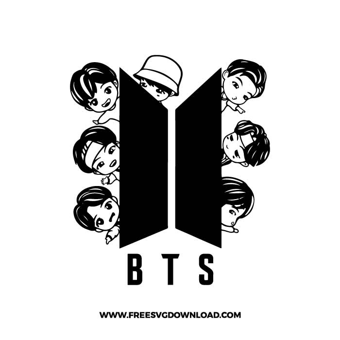 Svg stands for scalable vector graphics. Bts Free Svg Png Cut Files Free Svg Download