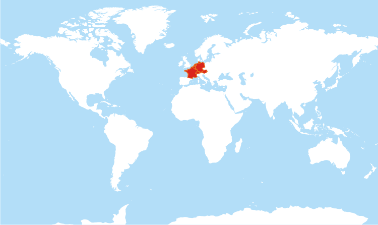 Where Is Western Europe Located On The World Map Location 