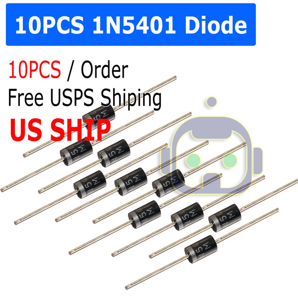 Details About 10x 1n5401 Motorola Diode Gen Purp 100v 3a Axial In5401 2 Units
