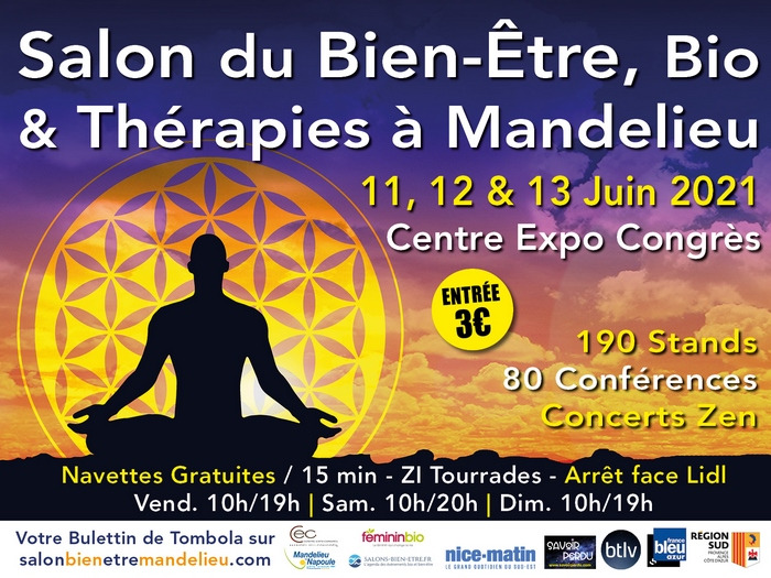 Salon Du Bien Etre Bio Therapies De Mandelieu Du 11 06 2021 Au 13 06 2021 Mandelieu La Napoule Frequence Sud Fr