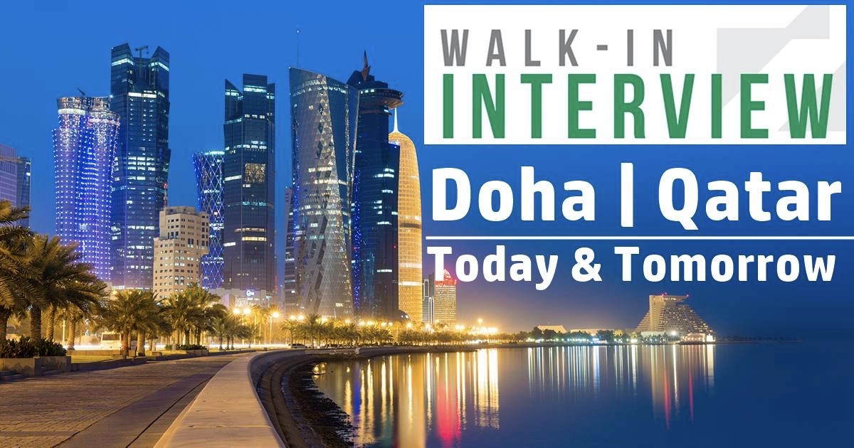 1 2 … 15 next →. Walk In Interview In Qatar Doha Classified Jobs 2022
