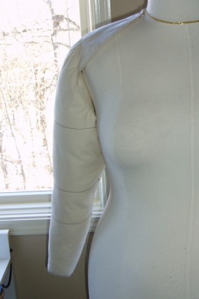 Self Drafted Pattern Dress Form Arm 7849 1004 Pattern Review By Op Gal