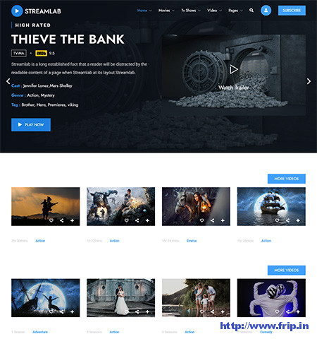 Streaming media to your device is great — you're neither juggling physical media nor eating up valuable storage space. 7 Best Video Streaming Wordpress Themes 2021 Frip In