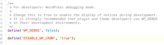 optimize wordpress wp_cron