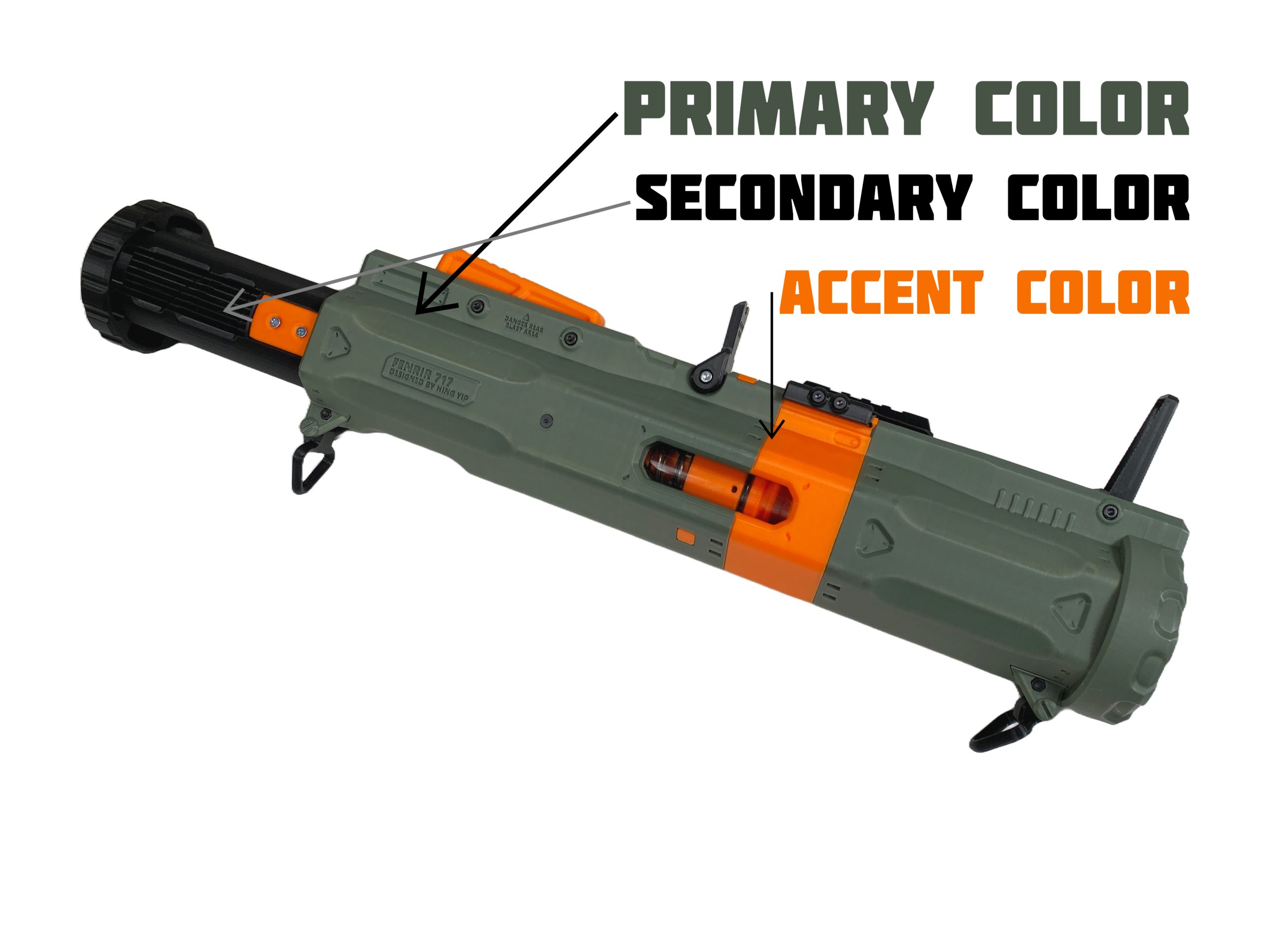Fenrir 717 (Portable Bazooka Rocket Launcher Blaster MANPAT