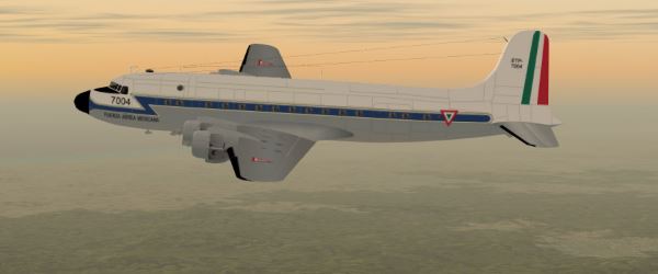 FSX – Mexican Air Force DC-4 – Perfect Flight