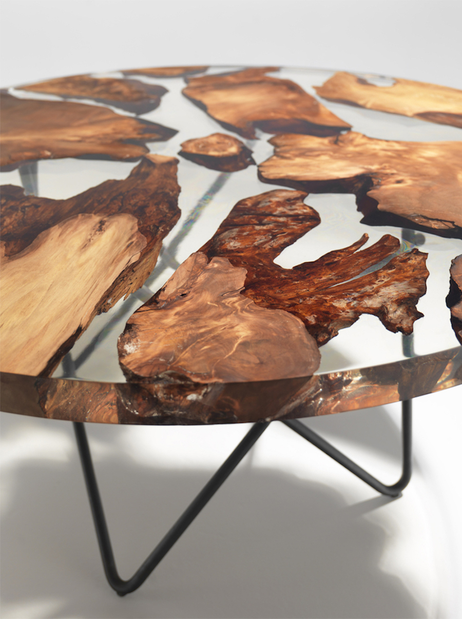 Design Resin Table With Rare Wood Inside 2 Fubiz Media