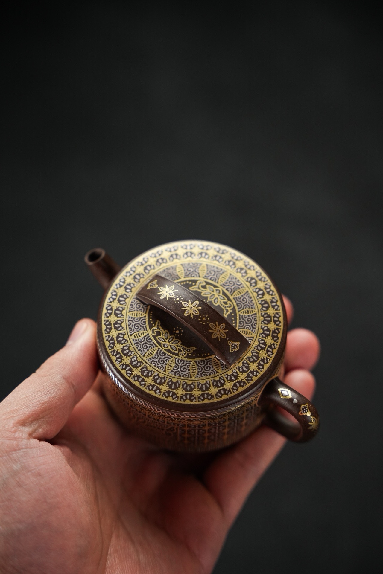 三耳壺 D054 三耳壺 D054 三耳壺 D054 美術品・アンティーク・コレクション