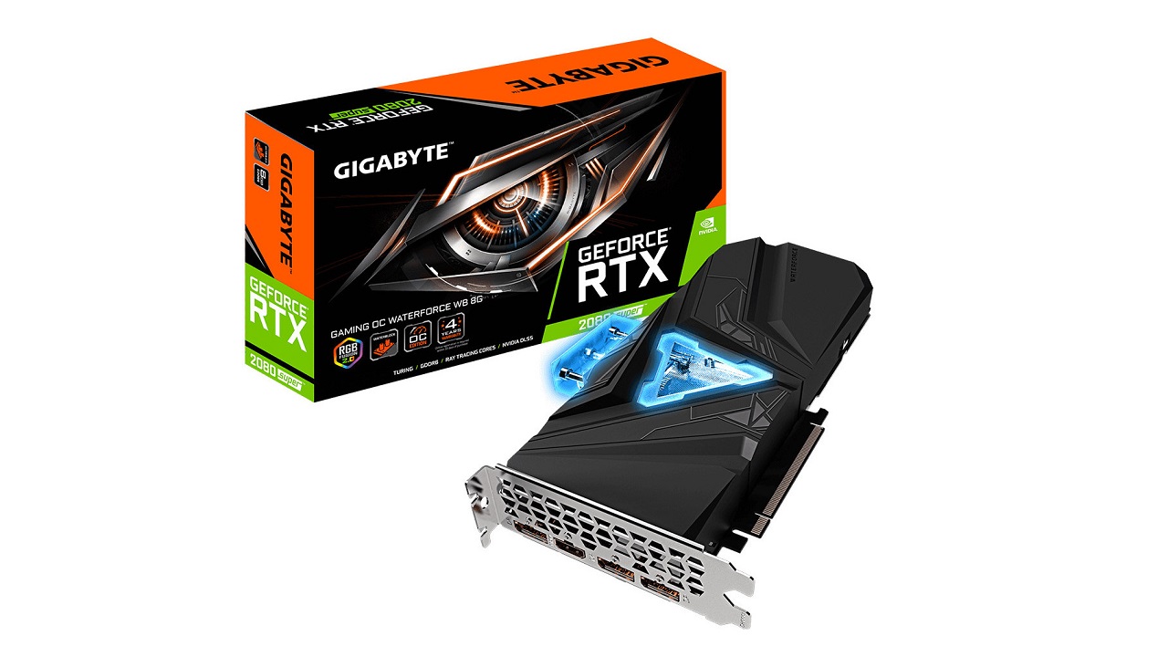 GIGABYTE Also Announces the GeForce RTX 2080 Super Gaming OC WaterForce