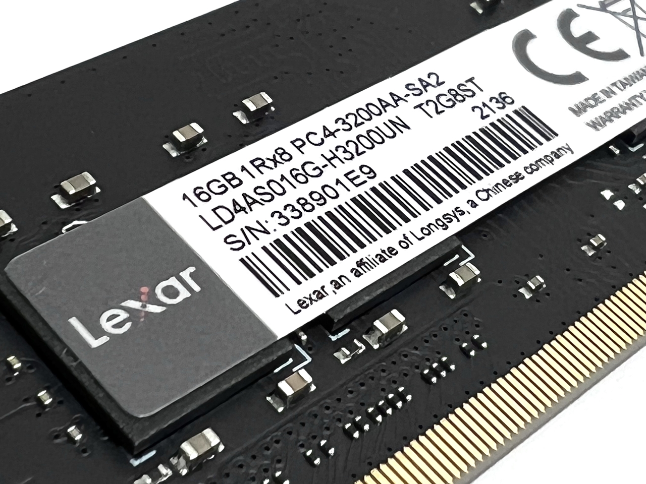 内蔵型SSD Lexar 32GB DDR4 PC4-3200AA Lexar 32GB DDR4 SODIMM 3200Mhz PC4-25600 CL22 260pin 1.2V