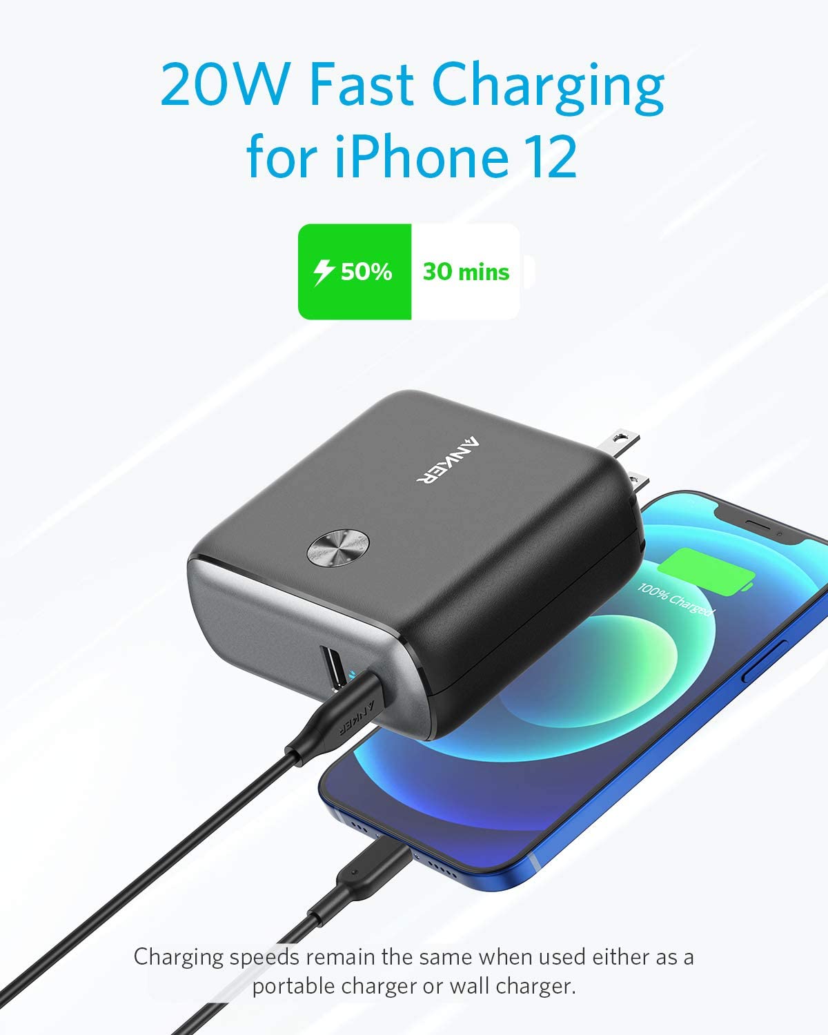 Anker Powercore Fusion 10000 2-in-1 Power Bank and Charger