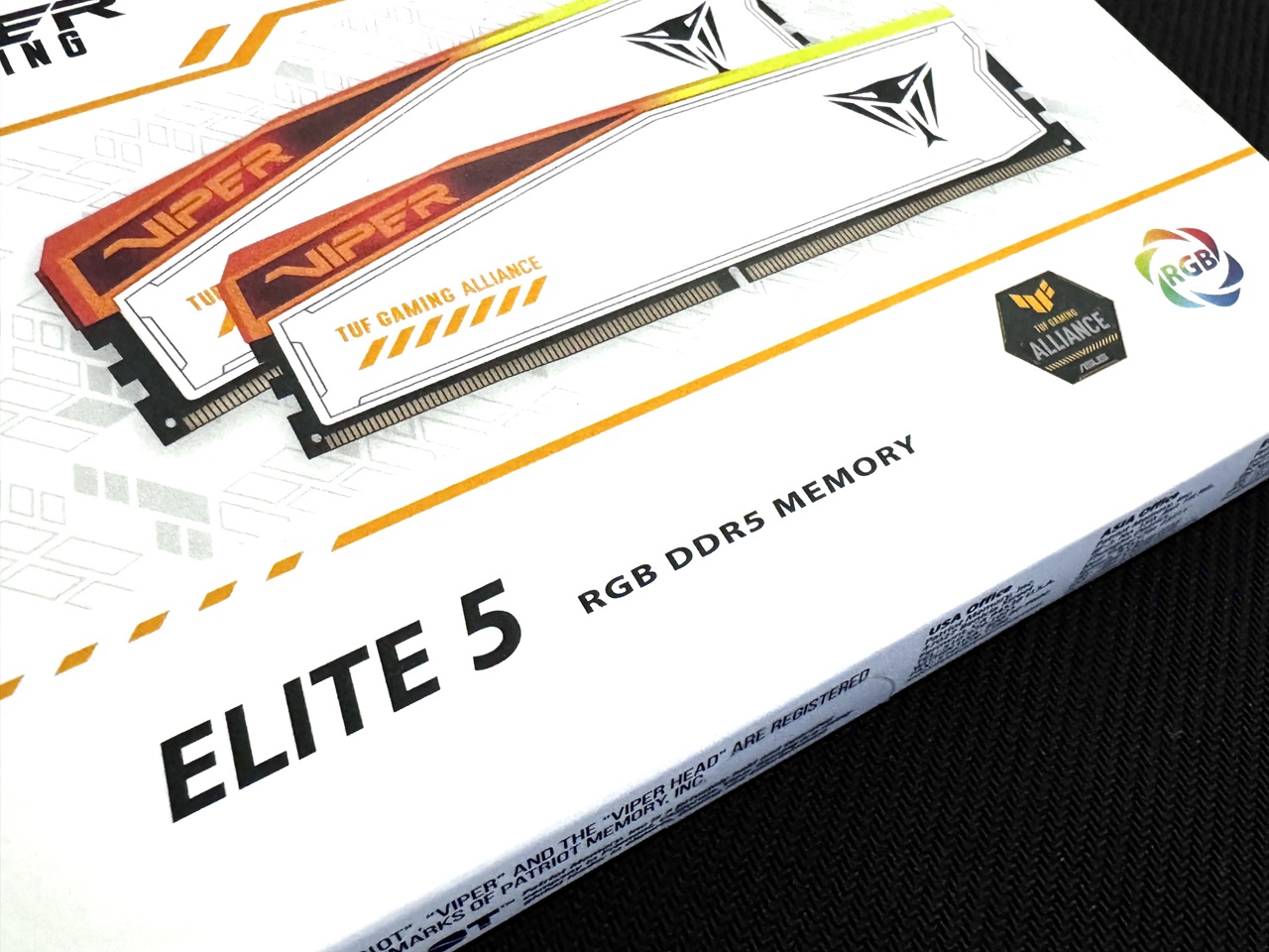 Patriot Viper Elite 5 TUF Gaming RGB DDR5-6600 48GB Memory Kit
