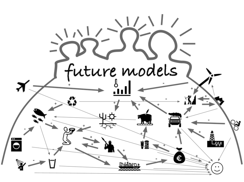 Exploring The Future With Models - Gradient Arts - Premium Mobile Collection