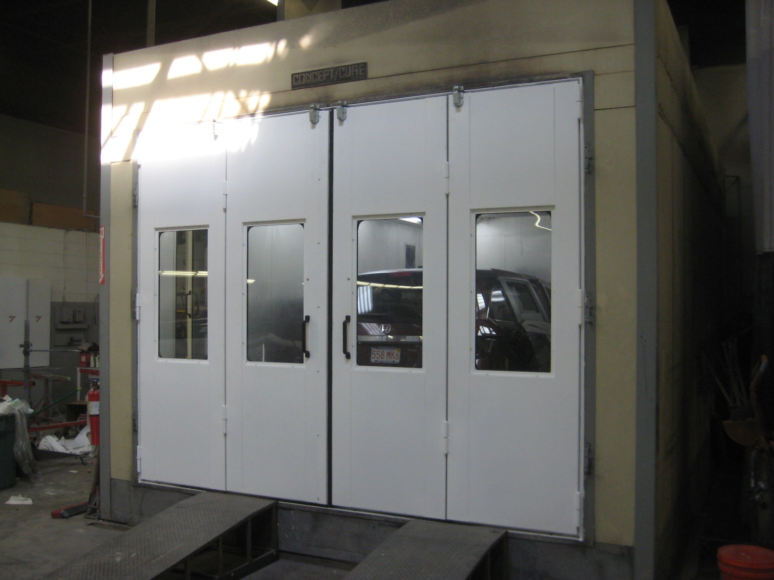 Devilbiss Concept Cure Paint Booth Auctions Auto Body Shop