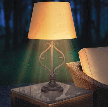 Looking for the best solar power charger? Solar Powered Patio Table Lamp