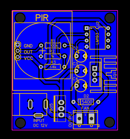 Motion Detector Sensor Circuit Diagram - Circuit Diagram