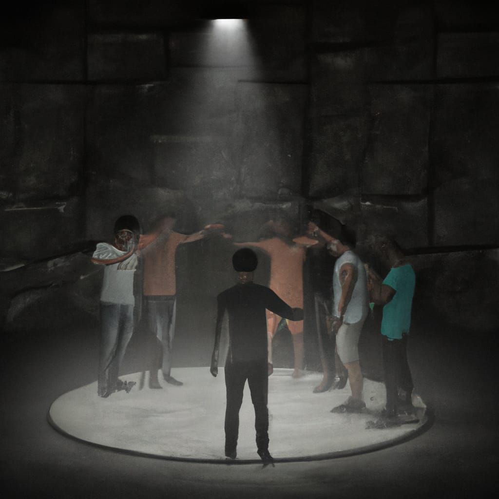 Intrusive Thoughts created with NightCafe AI