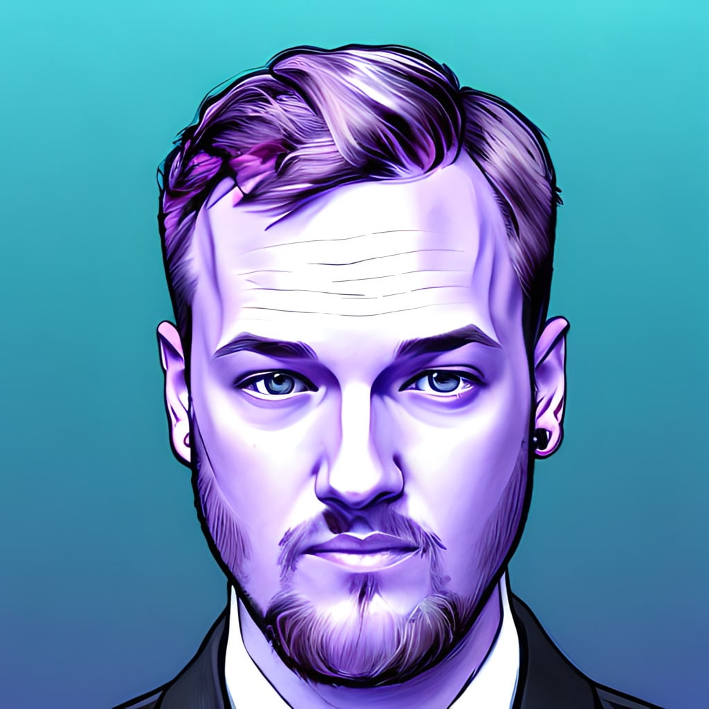 A Self Portrait (V2, 2022) created with Dawn AI