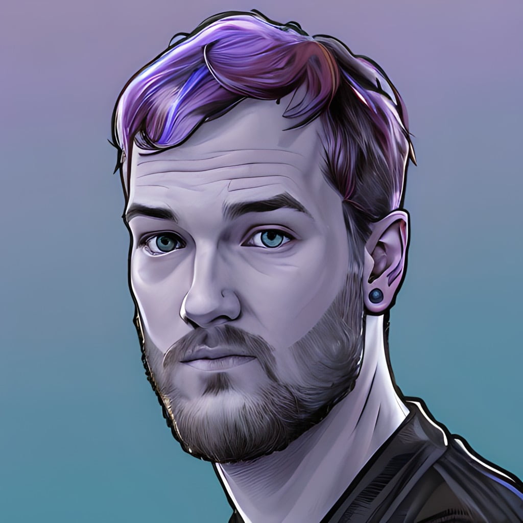 A Self Portrait (V3, 2022) created with Dawn AI